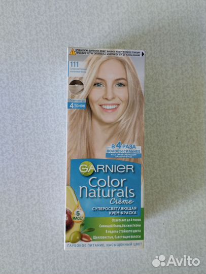 Краска для волос Garnier. Осветлитель на 3 тона