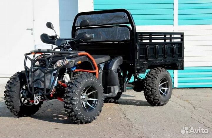 Грузовой Квадроцикл Zongshen 300 4WD с Лебедкой