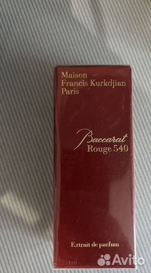 Baccarat rouge 540 Бакарат