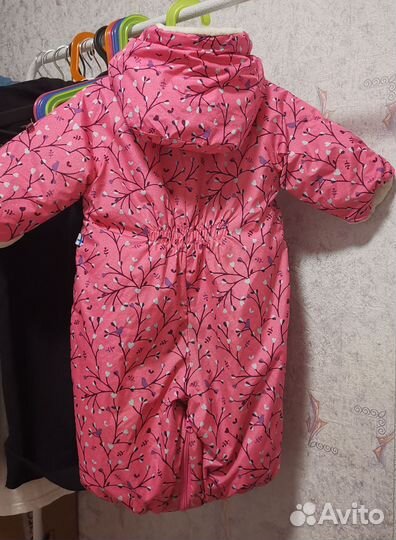 Зимний комбинезон для девочки 74