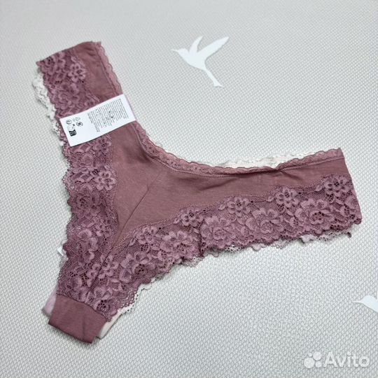 Трусы женские hm бразилианы хлопок S