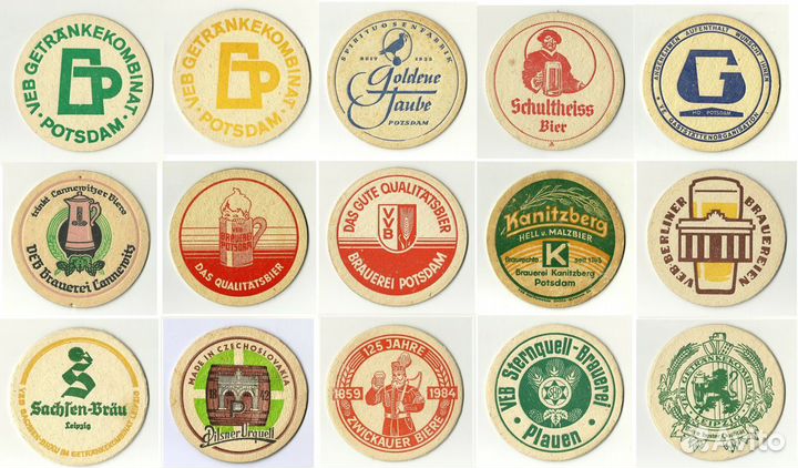 Бирдекель,пивные подставки гдр чсср 70-80-е гг