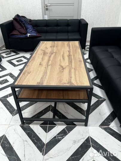 Журнальный столик в стиле лофт