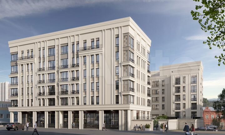 1-к. квартира, 56,6 м², 6/6 эт.