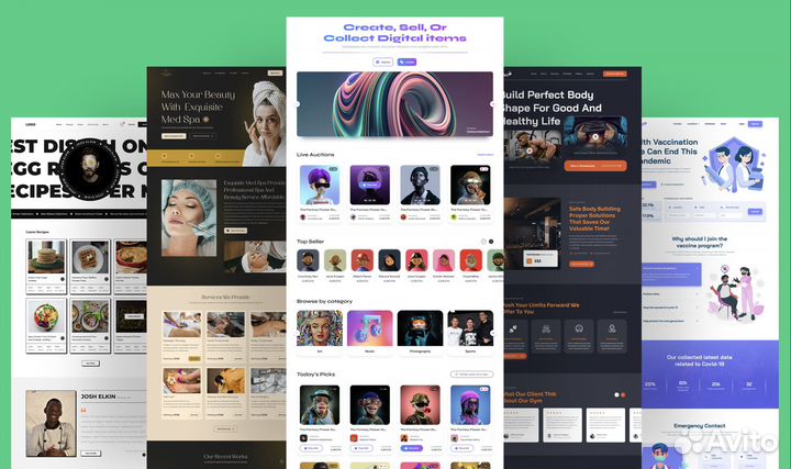 Разработка современного сайта