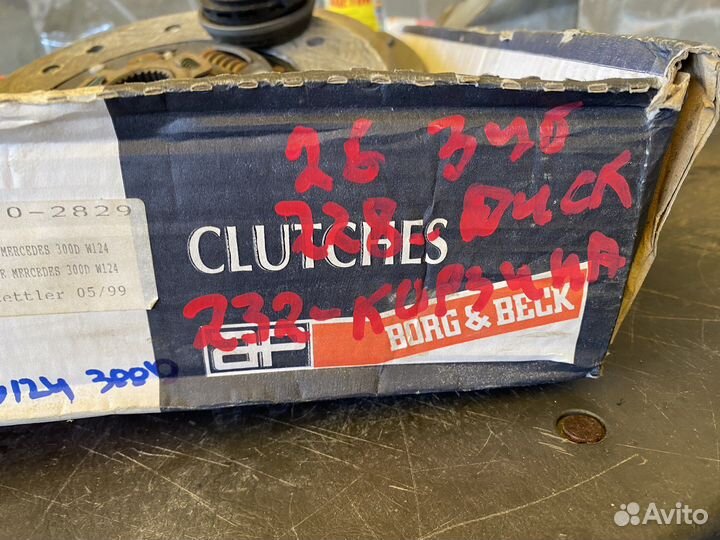 Комплект сцепления на mercedes e 210