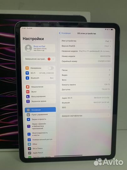 iPad Pro 11 m2 128gb