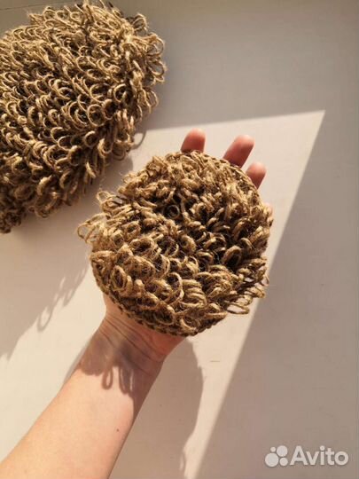 Мочалка/губка из джута