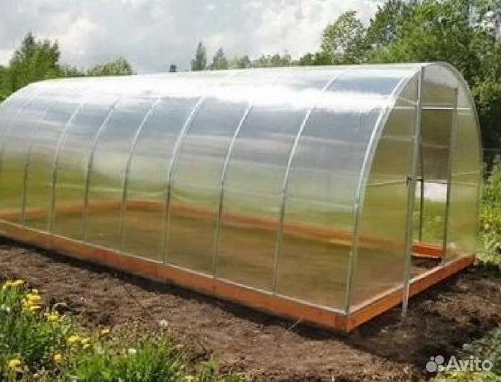 Теплица двойная дуга