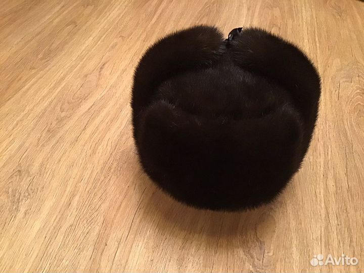 Мужская шапка р.5657 б/у в хорошем состоянии