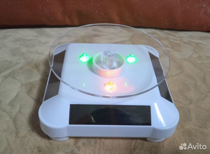 Витрина для предметной фотосъёмки вращающаяся LED