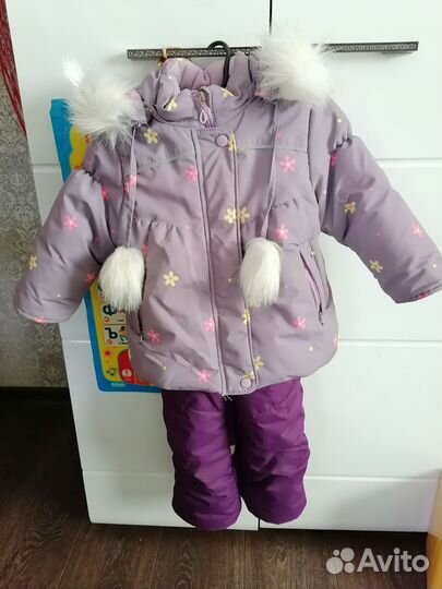 Зимний костюм для девочки 92- 98