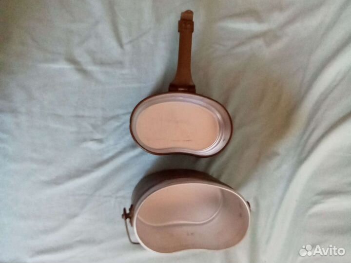 Котелок походный овальный с прошлого века