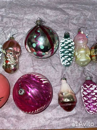 Елочные игрушки СССР