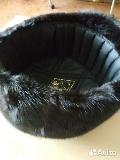 Норковая шапка мужская новая