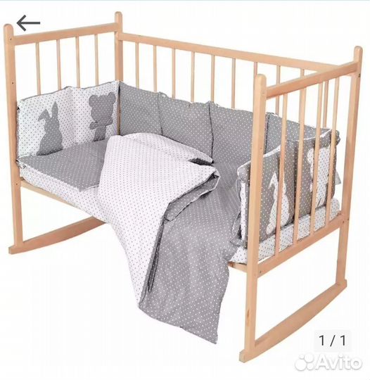 Бортики в детскую кроватку