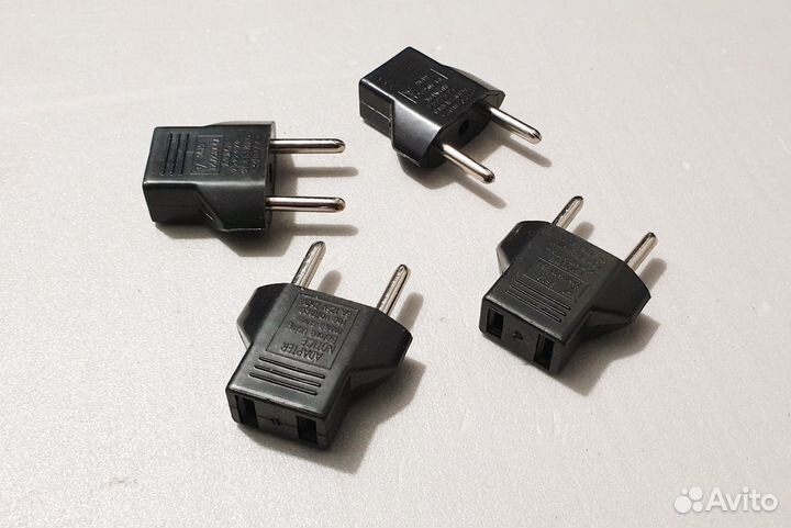 Адаптер переходник сетевой вилки USA-EUR