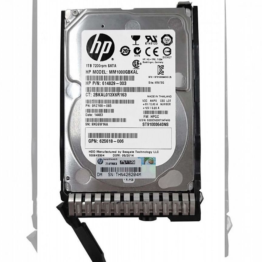 [MM1000GBKAL] Жесткий Диск Hp 1tb Sata3 2,5" Hdd Mm1000gbkal