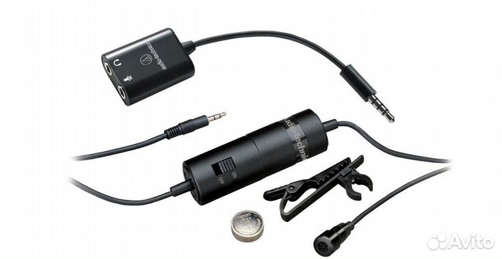 Петличный микрофон audio-technica ATR3350is