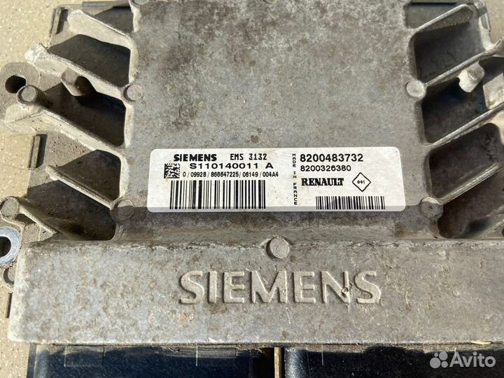 Блок управления двигателем (эбу) Renault Logan
