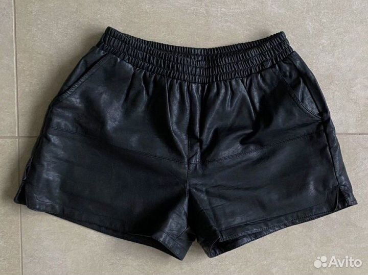Кожаные шорты xs-s