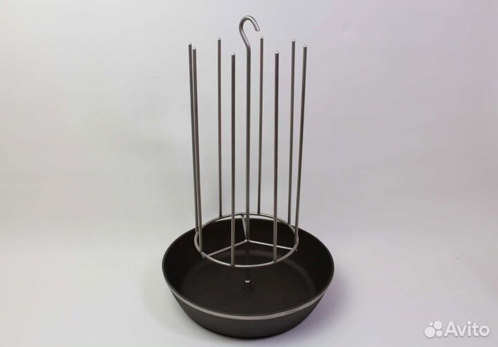 Тритон для тандыра из чугуна 8 шипов 29 см