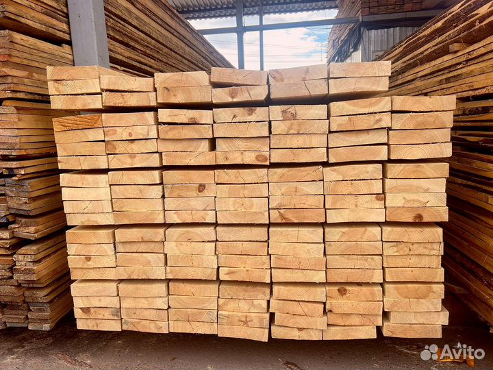 Брус обрезной 100х100х6000мм