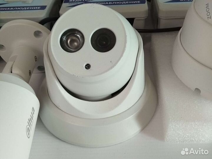 13 камер видеонаблюдения с микрофоном 4Мп Dahua