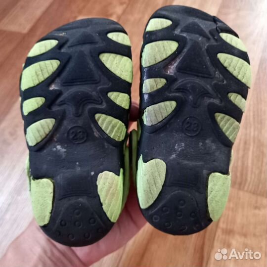 Резиновые сабо кроксы шлёпки тапки 23 и 24 размер