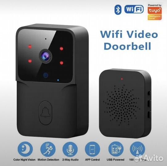 Беспроводной дверной видео звонок