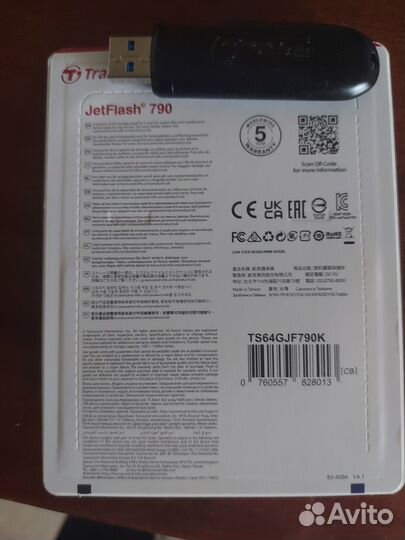 Флешка Transcend 64Gb USB3.1