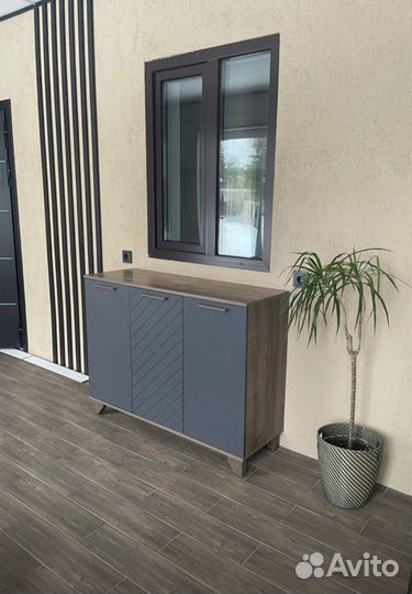 Комод Стокгольм дуб/графит