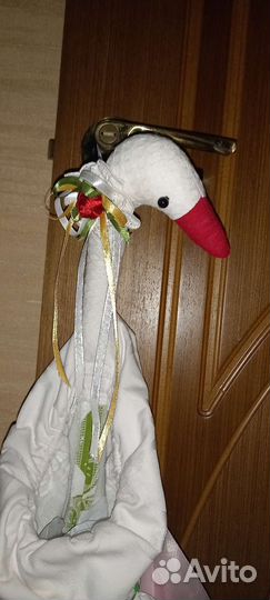 Пакетница Гусыня. Ручная работа