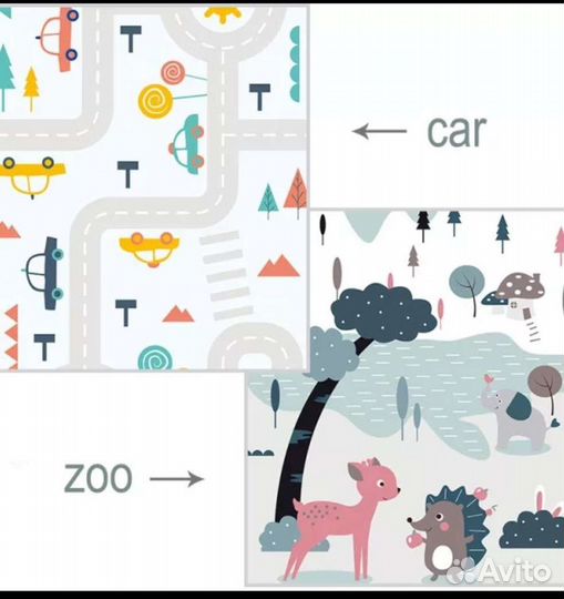 Коврик для малышей 200/180