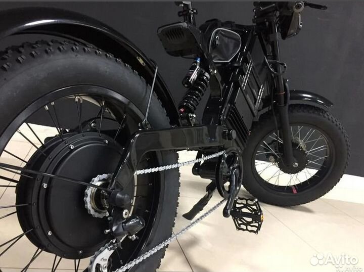 Электро Мотоцикл Denzel Hunter 2x2 Black