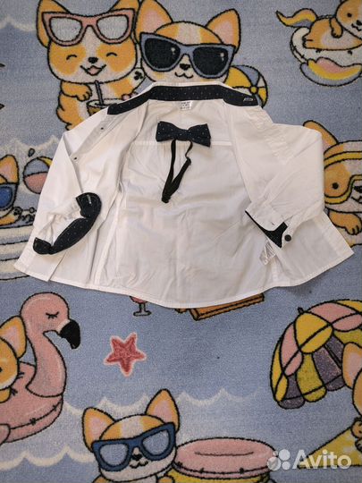 Белая рубашка для мальчика