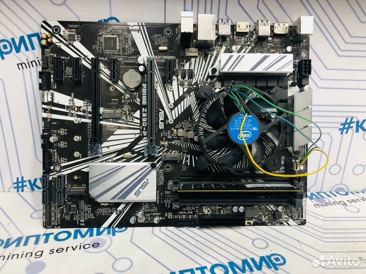 Комплект Материнской платы Asus Prime Z390-P