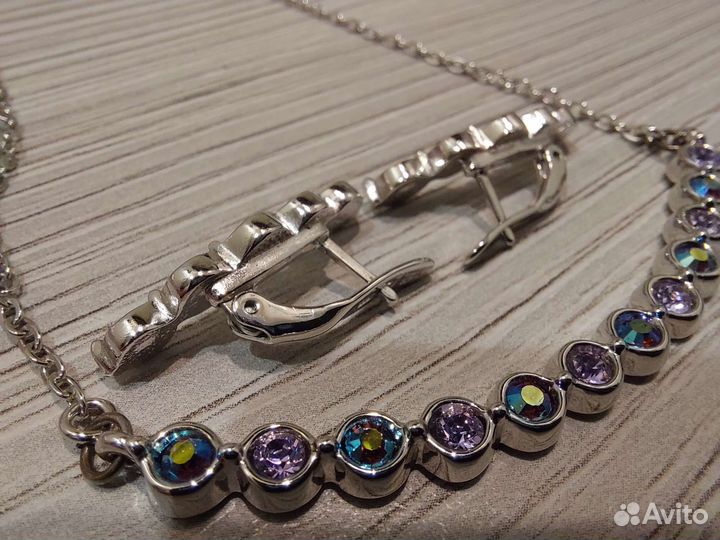 Сваровски. Украшение. Колье и серьги