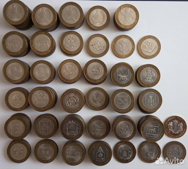 Обмен монет (биметалл) 10руб Россия