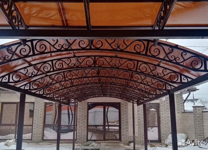 Арочный навес для автомобиля