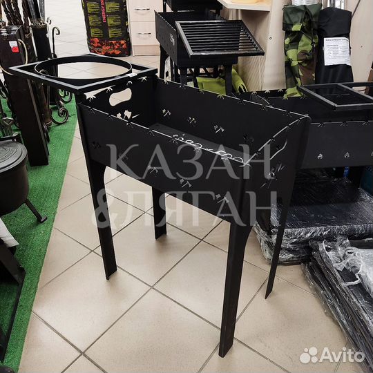 Мангал разборный высокий с чехлом