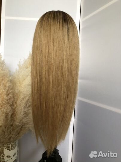 Голова манекен натуральные волосы