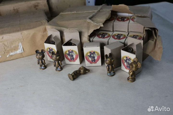 Олимпийский мишка (бронза) СССР