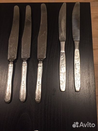 Ножи и ложки столовые СССР нержавейка