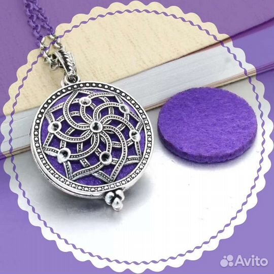Подвеска духи украшение кулон цепочка медальон