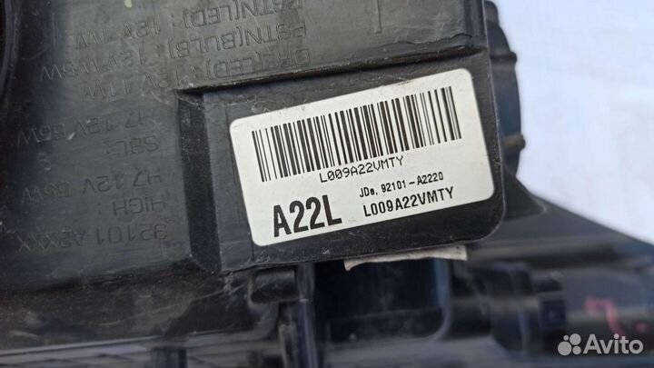 Фара левая Kia ceed 2 диодная