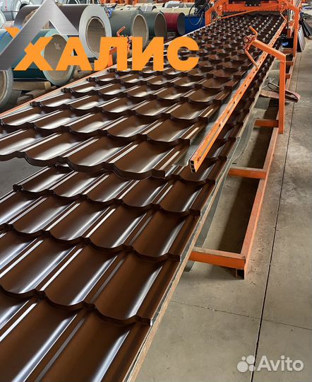 Металлочерепица шоколад