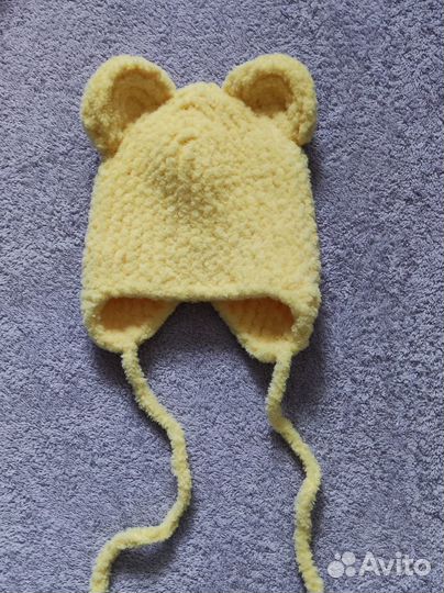 Вязаная шапочка на выписку