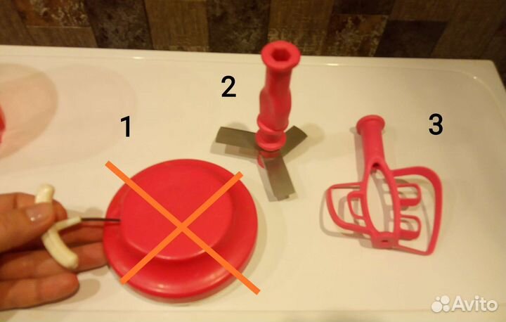 Tupperware измельчитель/ механич. миксер на детали
