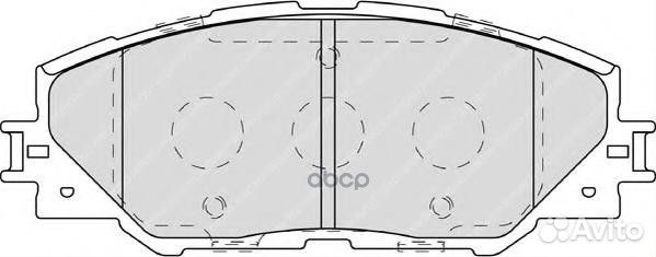 Колодки тормозные дисковые передние : Auris 1.8
